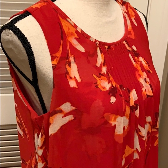 99. 🎉HP🎉 H Halston Sedona Dress in Red - Picture 5 of 12